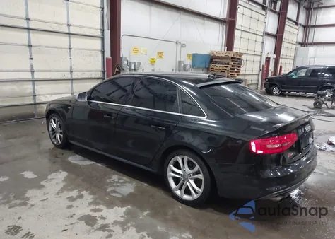 2013 Audi S4 3.0T Premium Plus from USA, damaged, VIN WAUBGAFL0DA035680